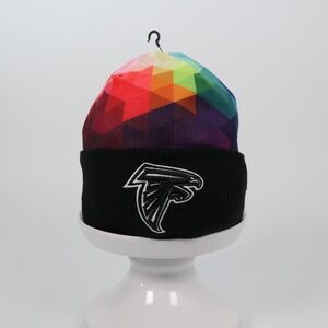 Atlanta Falcons NFL Crucial Catch Beanie Hat Geometric NFL Officially Licensed